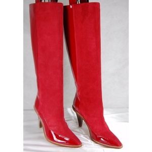 COPY - Red and Sueded H&M Studio Boots